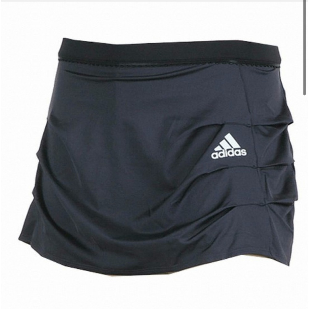 Adidas 🎾 rare tennis skirt skort ruched sides HTF